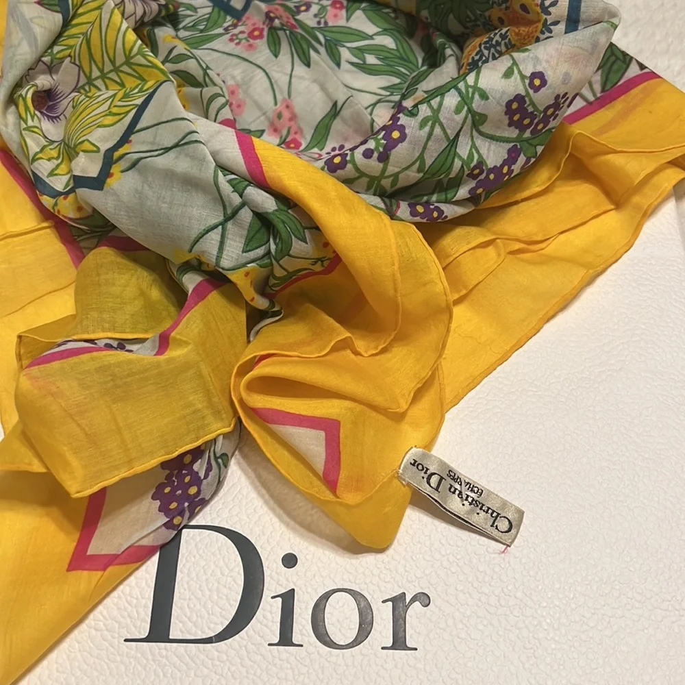 Christian Dior large scarf